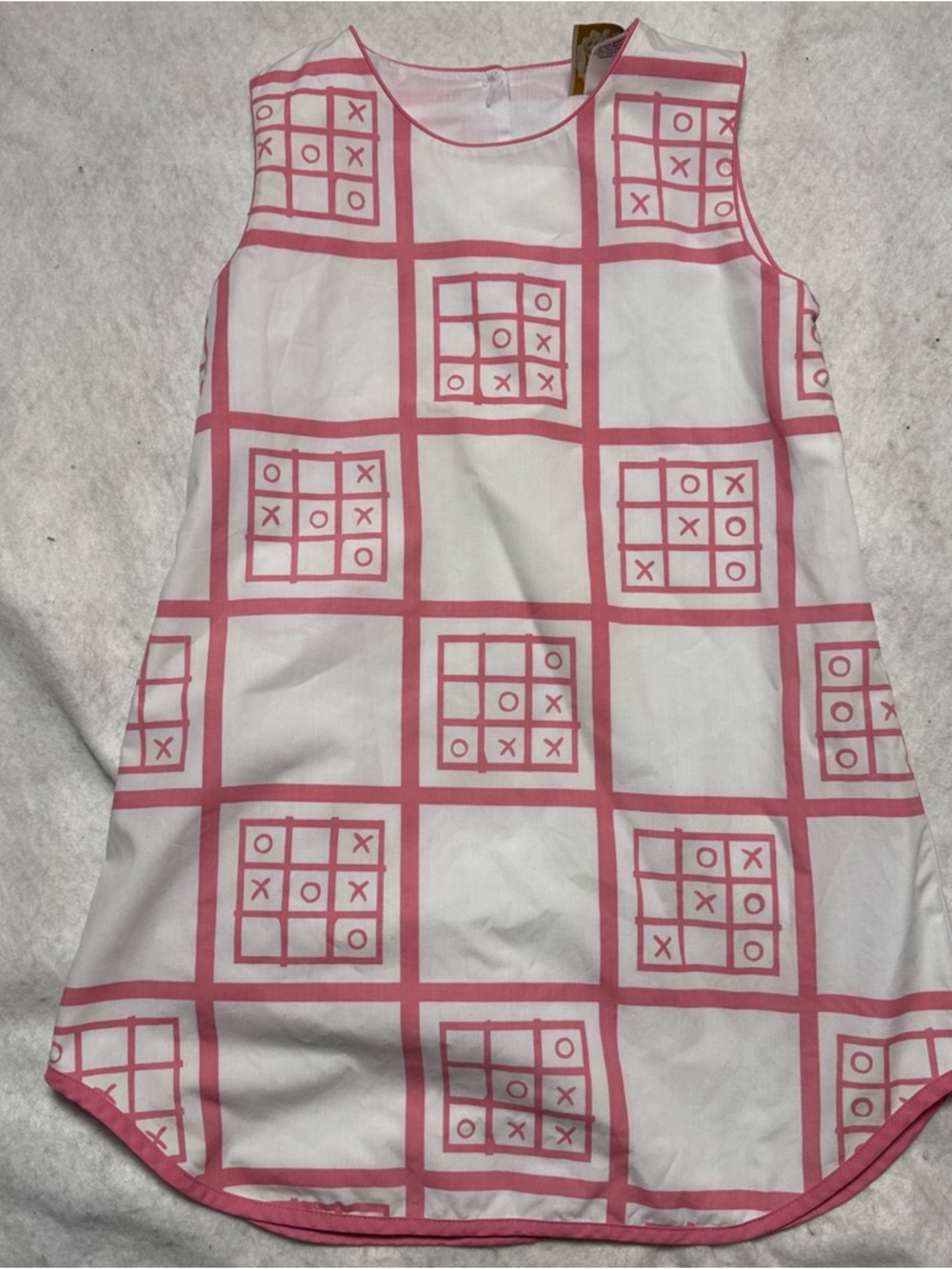 The Beaufort Bonnet Company Pink and White Striped Dress with Pink Trim